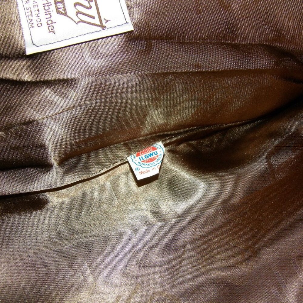 Vintage D’Esprit Dubrowsky & Perlbinder Faux Fur Brown Sweater Sleeves Jacket - Picture 6 of 6